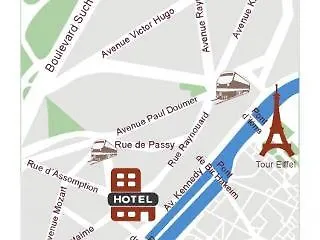 Hotel Eiffel Kennedy 3*